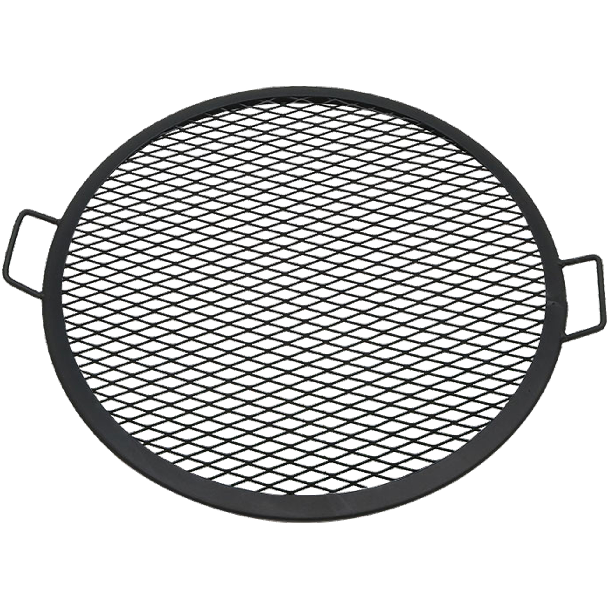 Sunnydaze Decor, X-Marks Fire Pit Cooking Grill -24in., Fuel Type Wood, Diameter 24 in, Material Steel, Model# SM-M24-INV